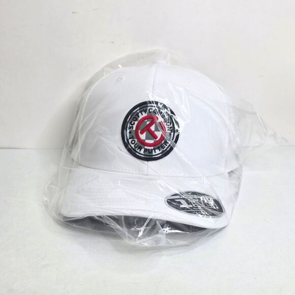 Scotty Cameron White Checkered Circle T Patch Flexfit Trucker Hat Snap Back Cap - Picture 1 of 7